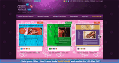 Desktop Screenshot of createweddingsite.com